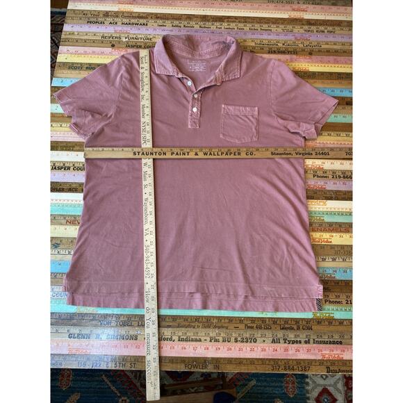 Billy Reid Short Sleeve Button Knit Collared Shirt Men’s XL Slim Cut Huckberry - Picture 7 of 9